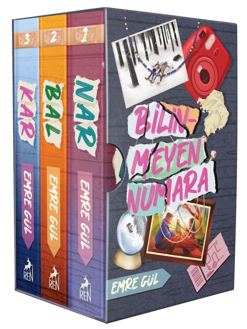 Bilinmeyen Numara Serisi Kutulu Set (Karton Kapak ) kitap kapağı