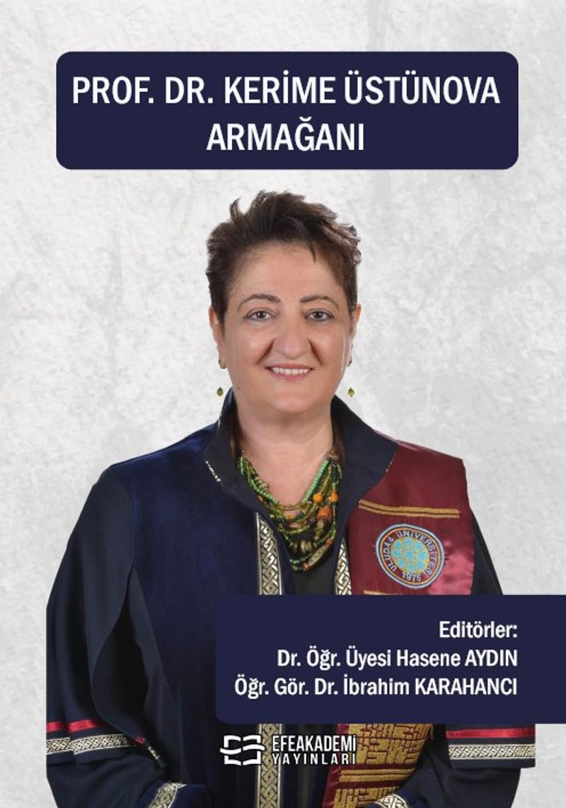 Prof. Dr. Kerime Üstünova Armağanı kitap kapağı
