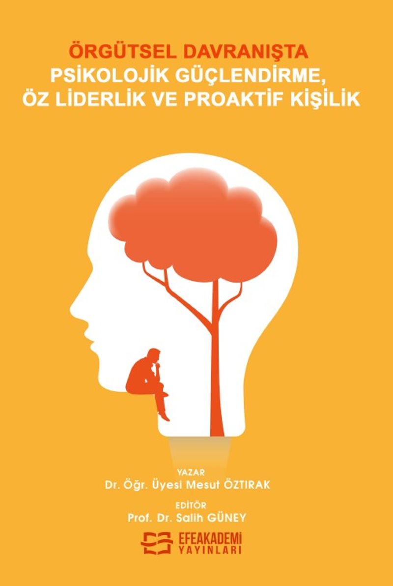 Örgütsel Davranışta Psikolojik Güçlendirme, Öz Liderlik ve Proaktif Kişilik kitap kapağı