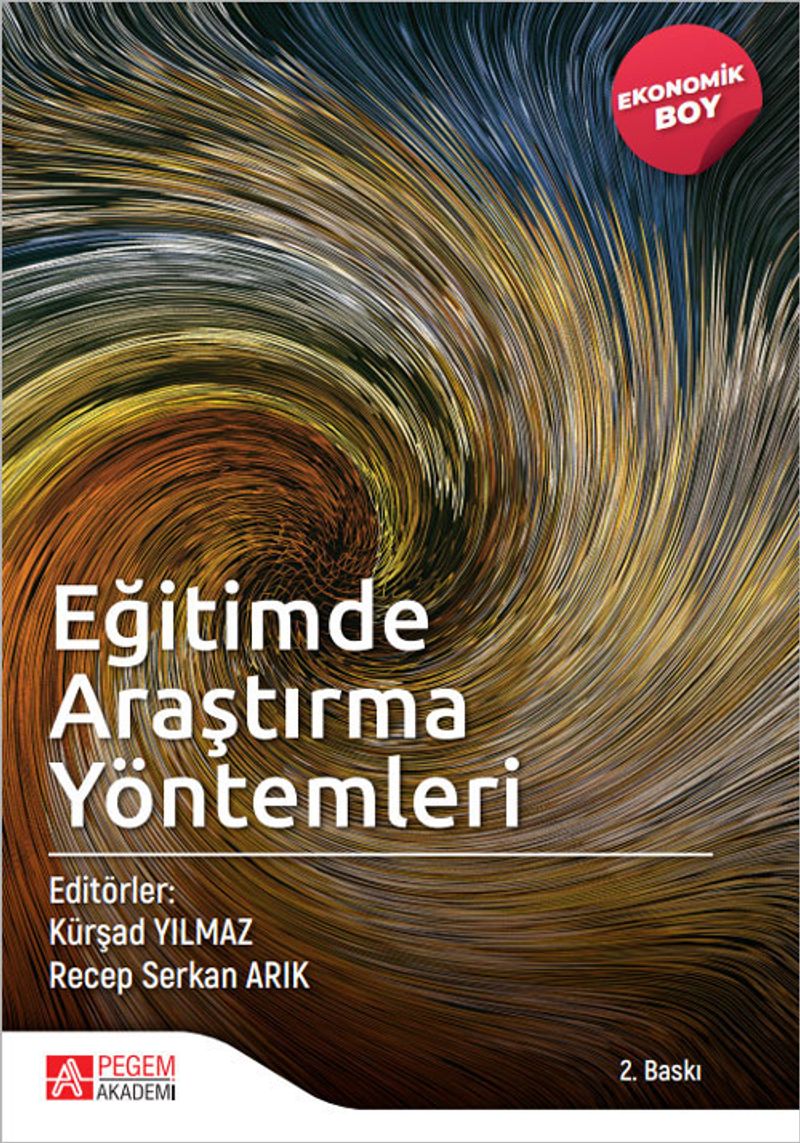 Eğitimde Araştırma Yöntemleri Ekonomik Boy kitap kapağı