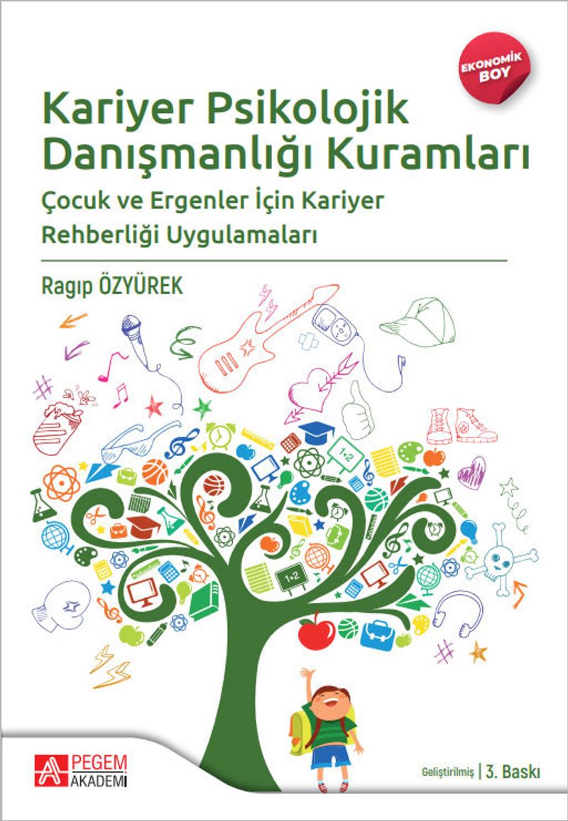 Kariyer Psikolojik Danışmanlığı Kuramları Ekonomik Boy kitap kapağı