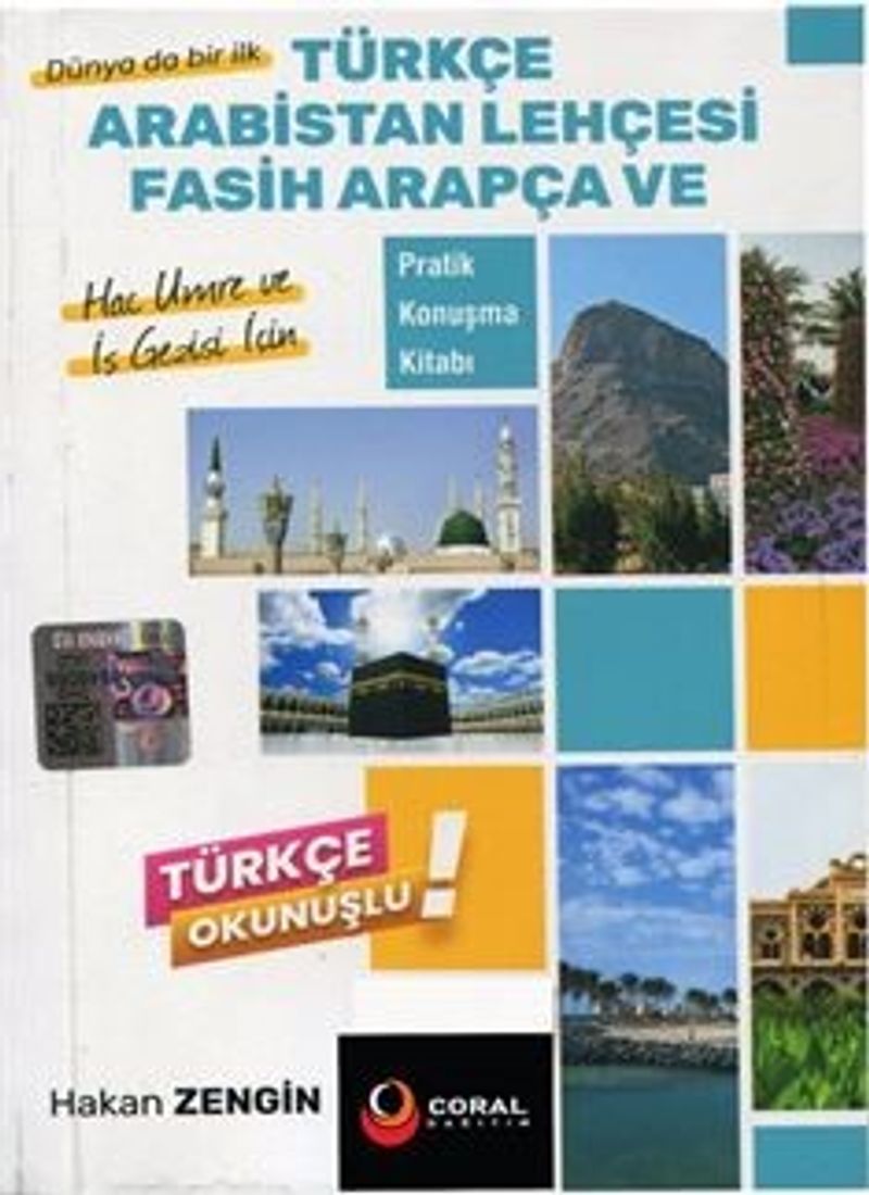 Türkçe Arabistan Lehçesi Fasih Arapça ve Pratik Konuşma Kitabı (Cep Boy) kitap kapağı