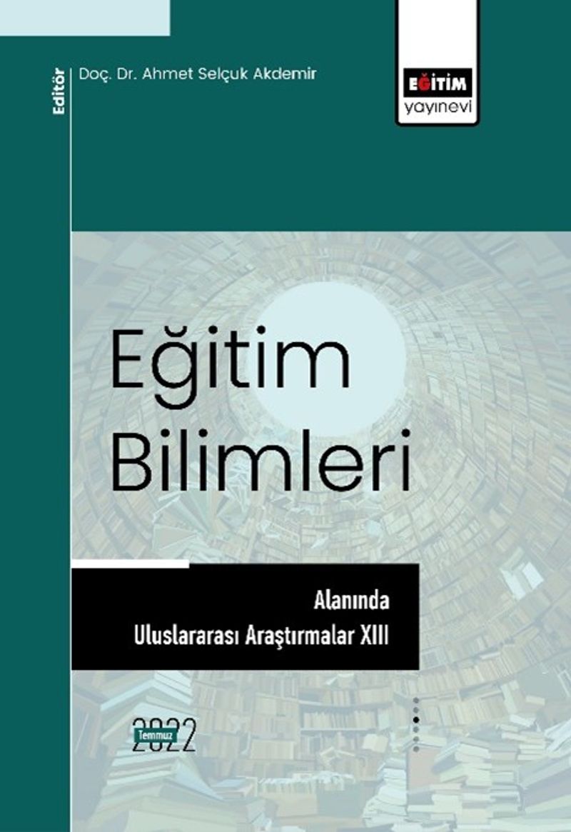 Eğitim Bilimleri Alanında Uluslararası Araştırmalar XIII kitap kapağı