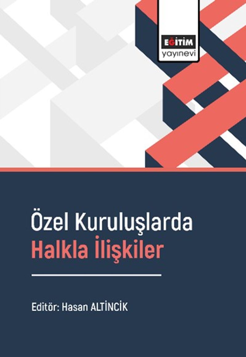 Özel Kuruluşlarda Halkla İlişkiler kitap kapağı