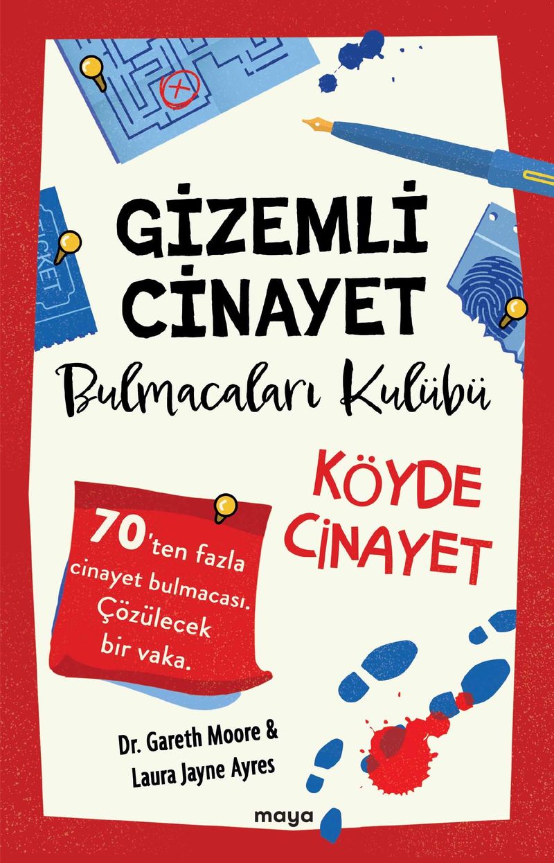 Gizemli Cinayet Bulmacaları Kulübü Köyde Cinayet kitap kapağı