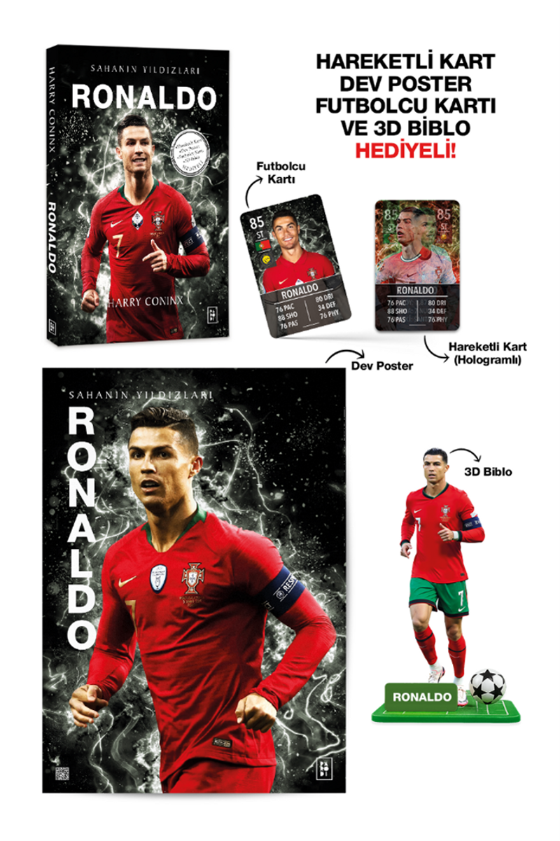 Ronaldo / Sahanın Yıldızları kitap kapağı