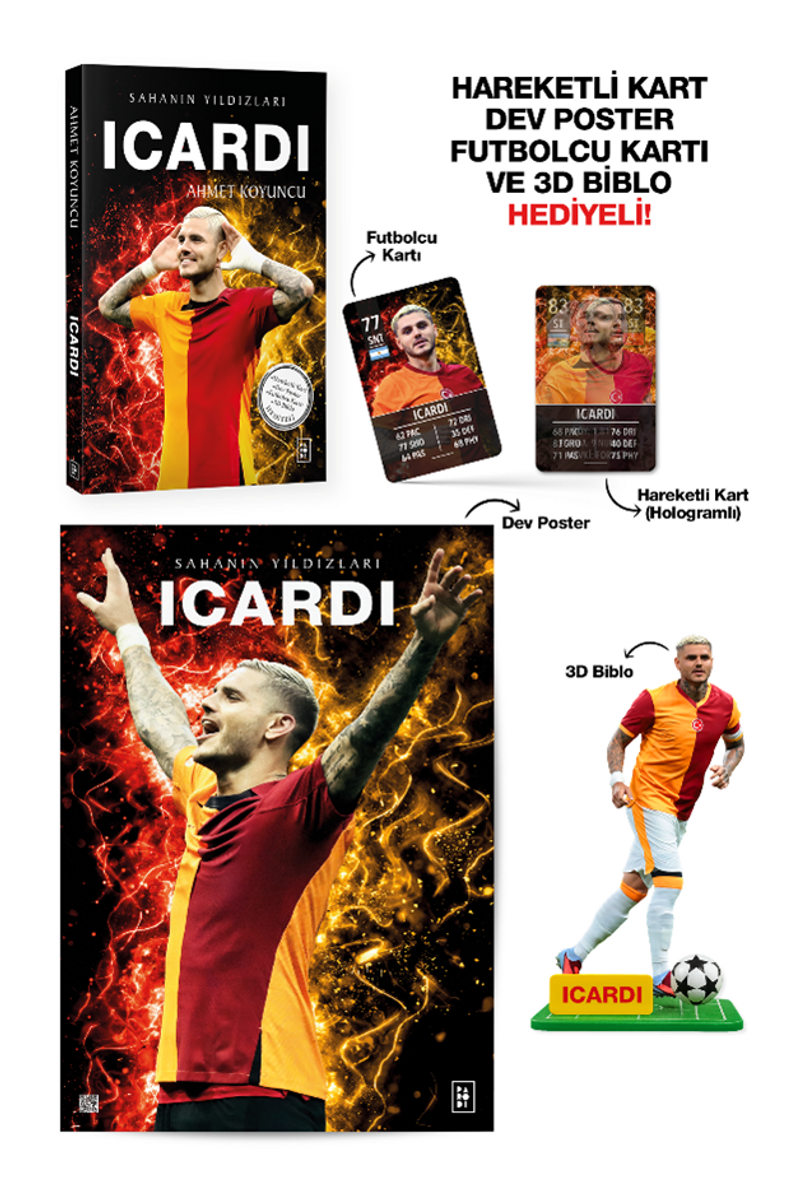 Icardi / Sahanın Yıldızları kitap kapağı