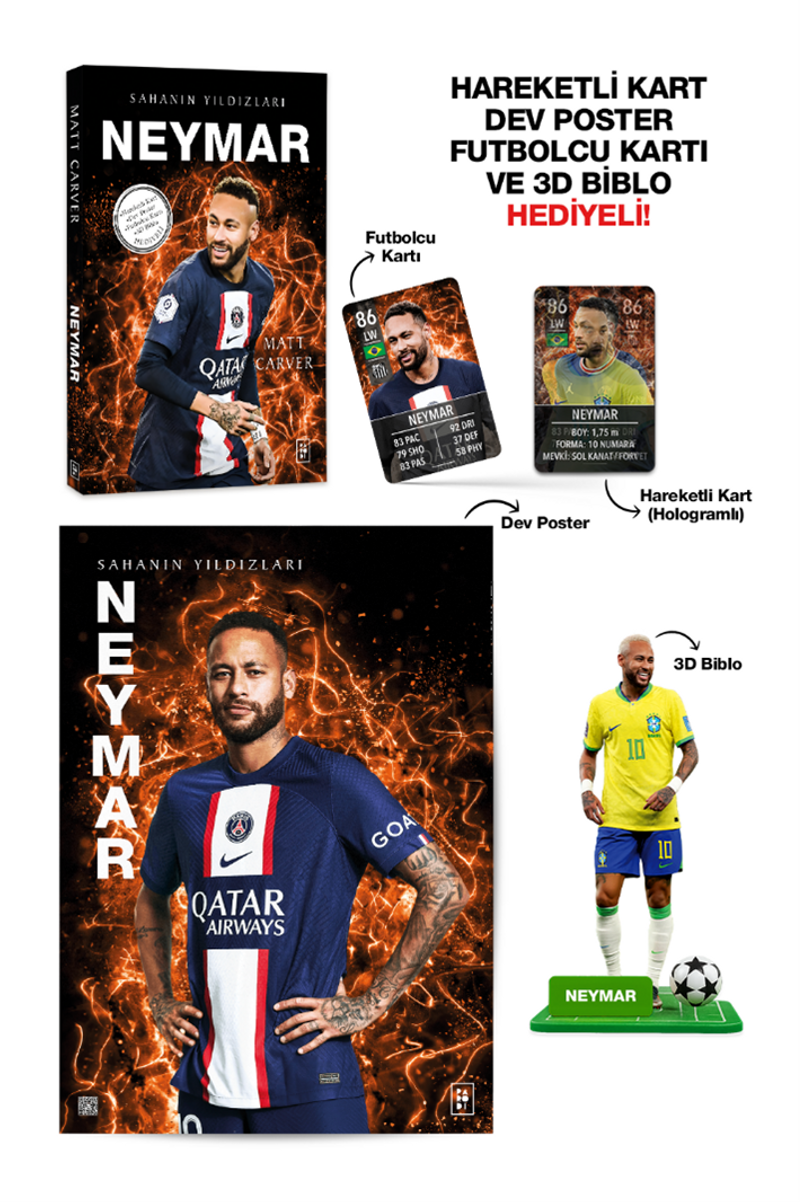 Neymar / Sahanın Yıldızları kitap kapağı