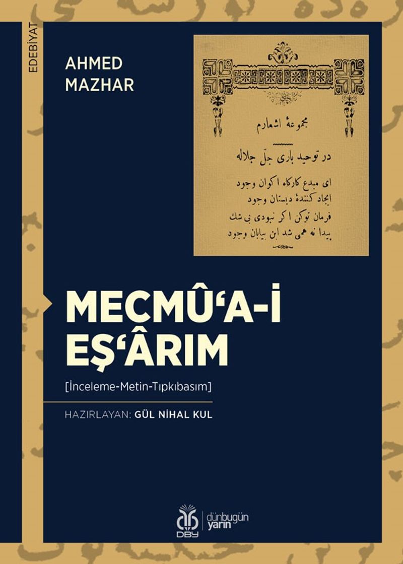 Mecmû‘a-i Eş‘arım (İnceleme-Metin-Tıpkıbasım) kitap kapağı