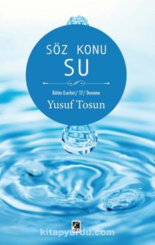 Söz Konusu Su kitap kapağı