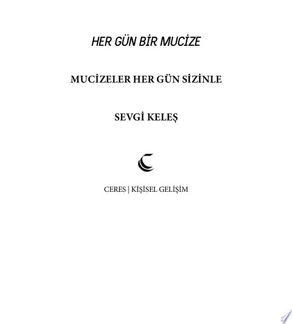 Her Gün Bir Mucize kitap kapağı