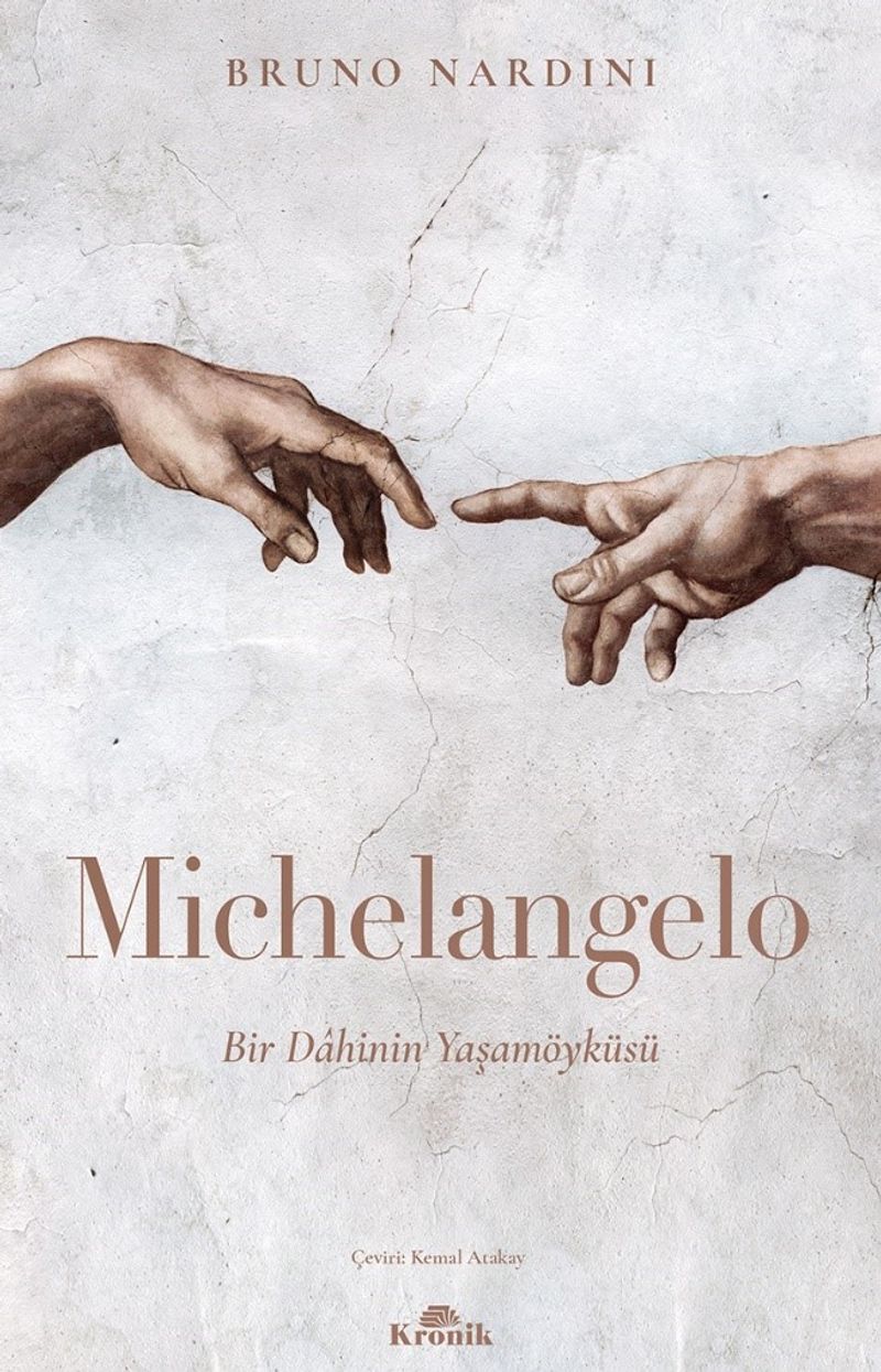 Michelangelo Bir Dahinin Yaşamöyküsü kitap kapağı