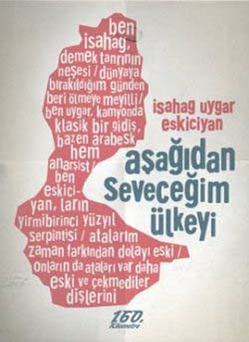 Aşağıdan Seveceğim Ülkeyi kitap kapağı