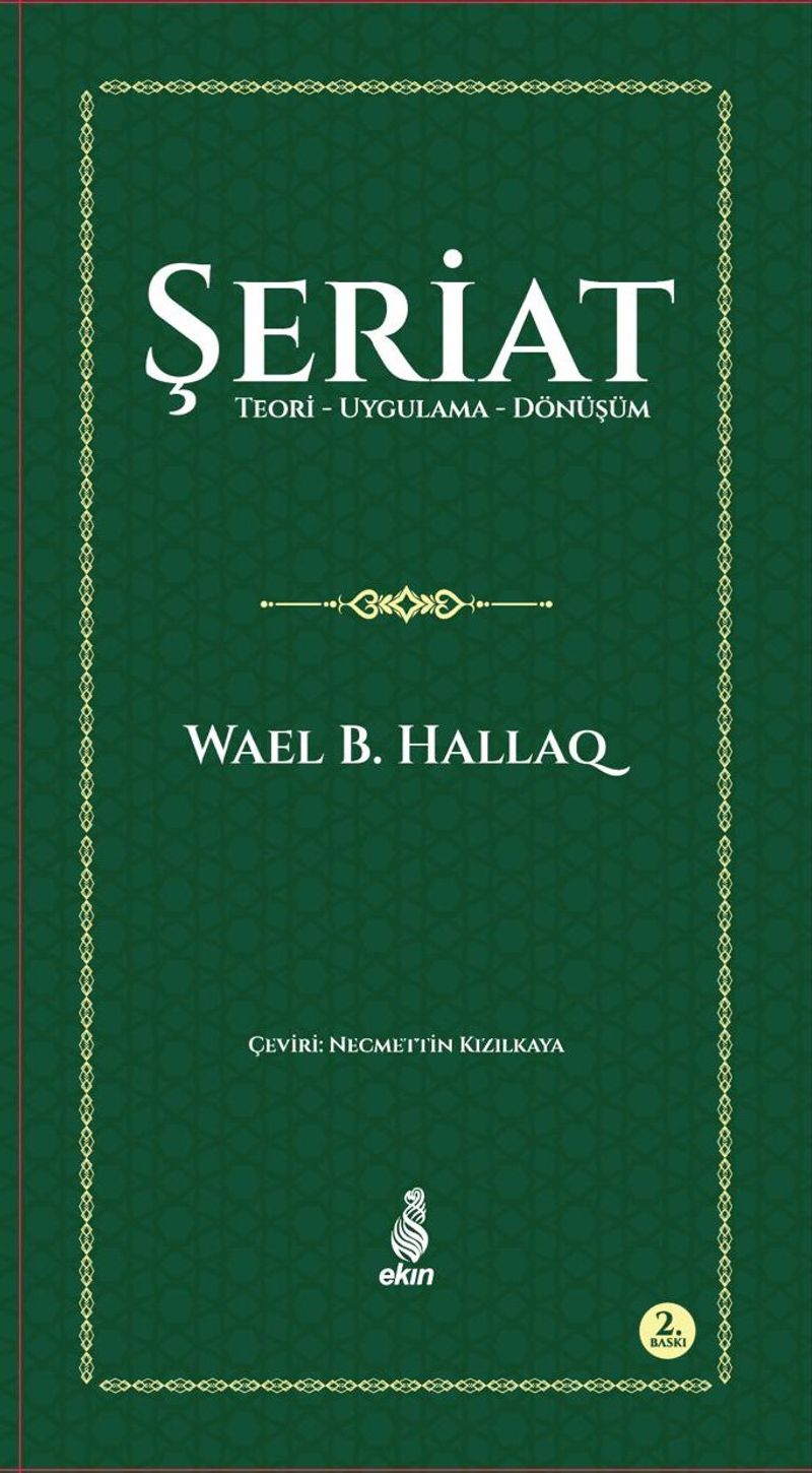 Şeriat Teori-Uygulama-Dönüşüm kitap kapağı