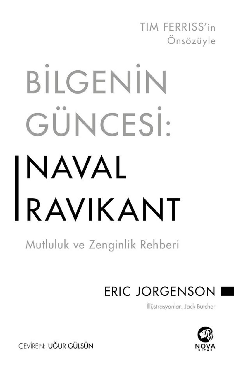 Bilgenin Güncesi: Naval Ravikant Mutluluk ve Zenginlik Rehberi kitap kapağı