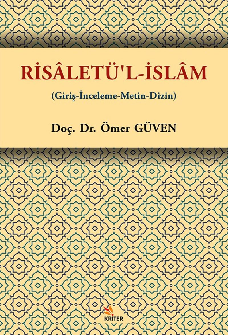 Risaletü'l-İslam (Giriş-İnceleme-Metin-Dizin) kitap kapağı