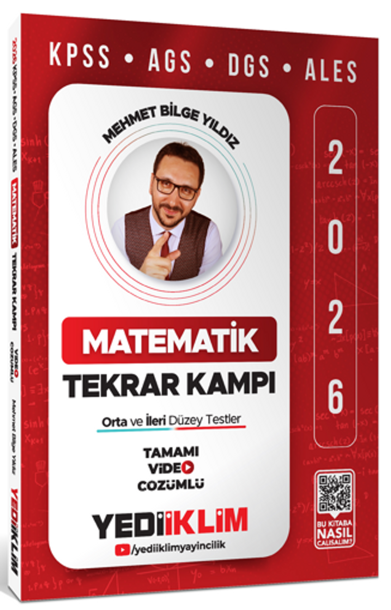 2026 KPSS AGS DGS ALES Matematik Tamamı Video Çözümlü Tekrar Kampı kitap kapağı