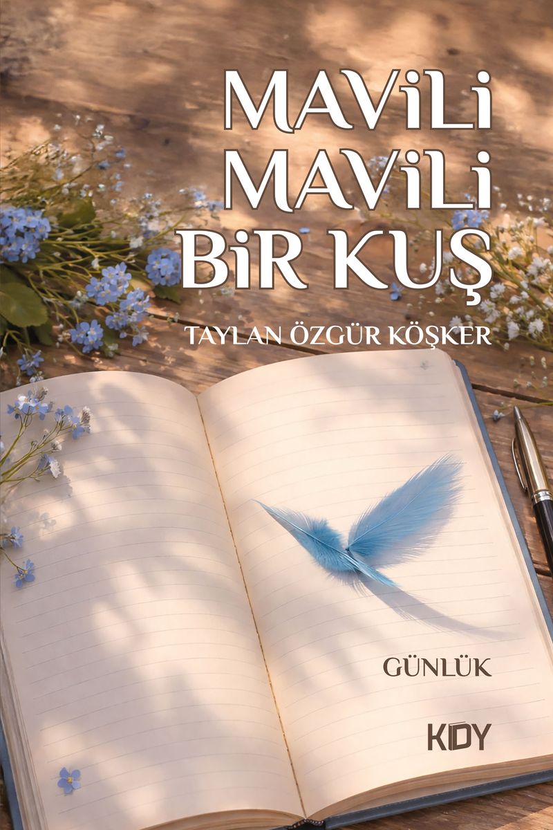 Mavili Mavili Bir Kuş kitap kapağı