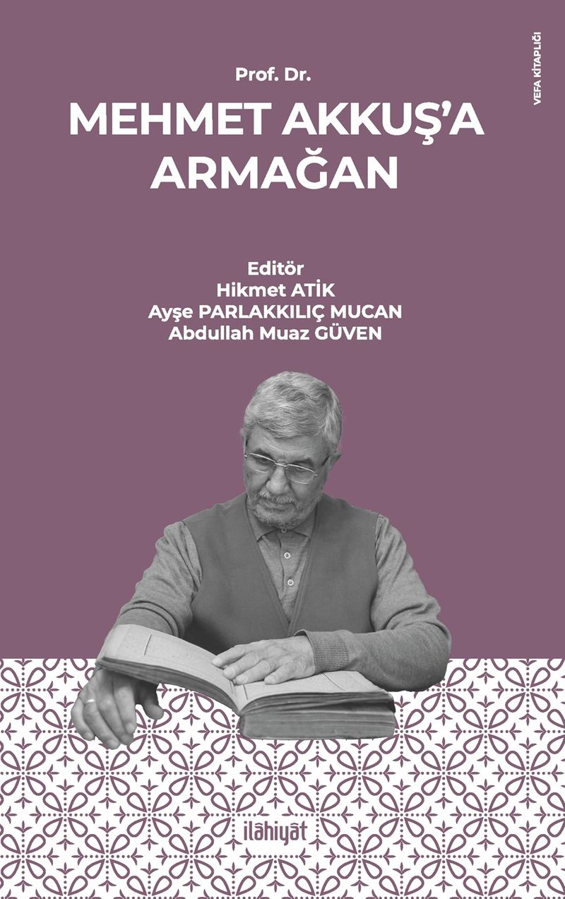 Prof. Dr. Mehmet Akkuş'a Armağan kitap kapağı