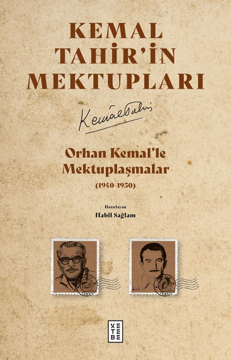 Kemal Tahir'in Mektupları Orhan Kemal'le Mektuplaşmalar (1940-1950) kitap kapağı
