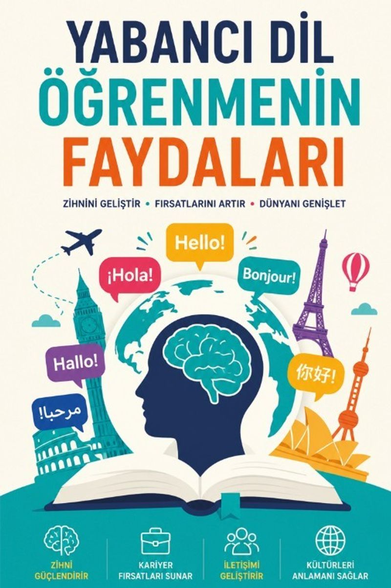 Yabancı Dil Öğrenmenin Faydaları kitap kapağı