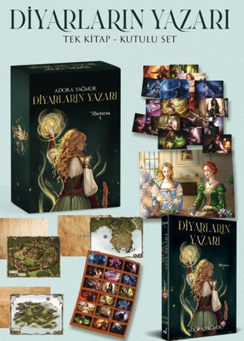 Diyarların Yazarı – Wisteria 4 (Ciltli Kutulu) kitap kapağı