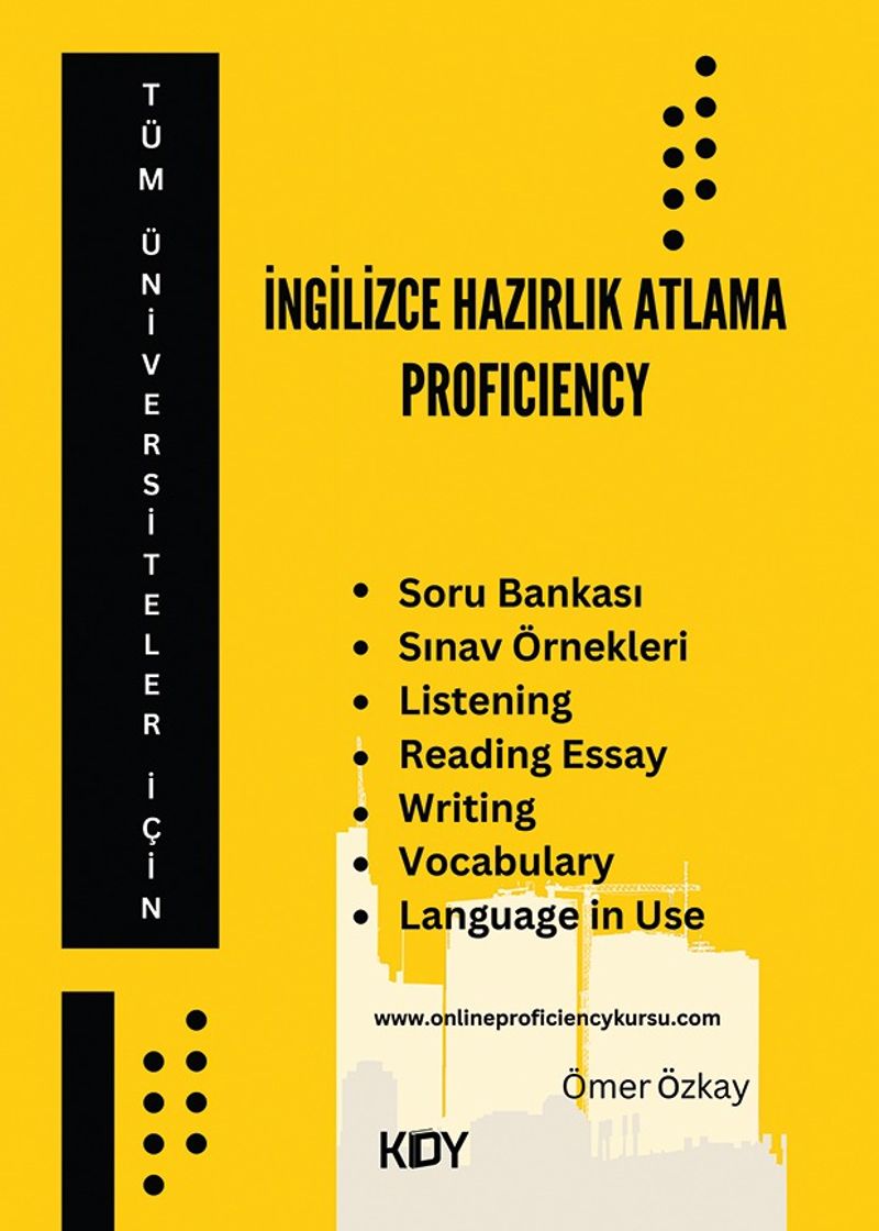 İngilizce Hazırlık Atlama Proficiency Soru Bankası kitap kapağı