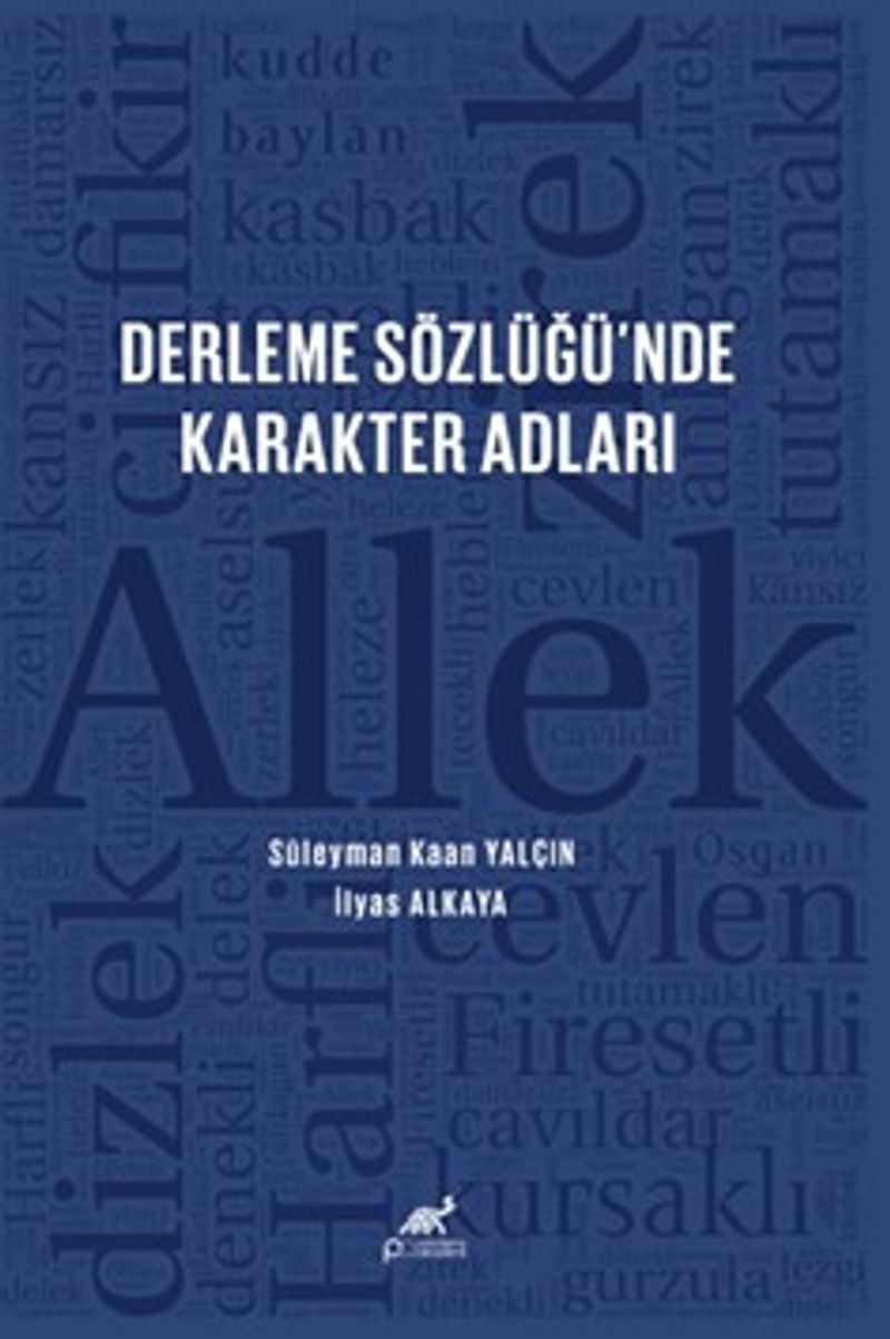 Derleme Sözlüğü'nde Karakter Adları kitap kapağı