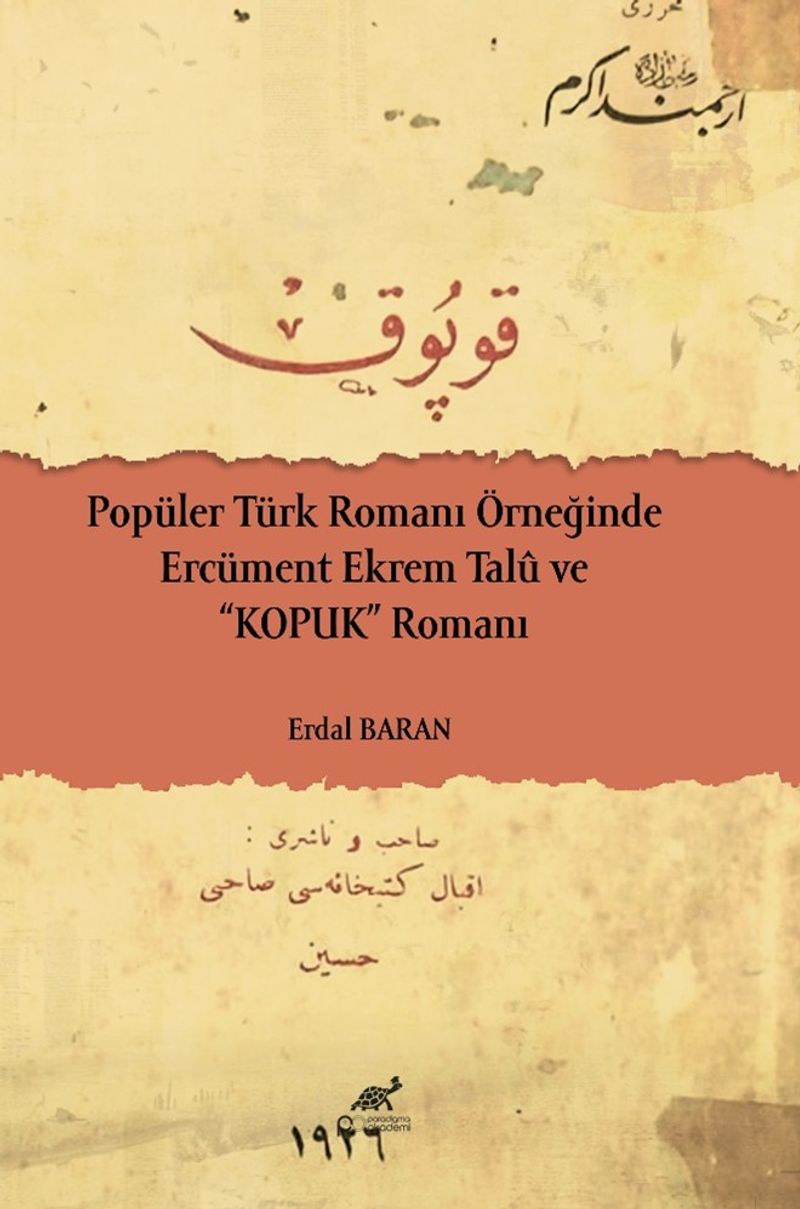 Popüler Türk Romanı Örneğinde Ercüment Ekrem Talû Ve “Kopuk” Romanı kitap kapağı