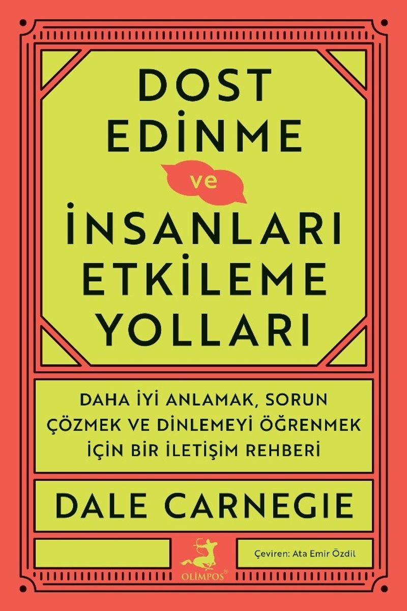 Dost Edinme ve İnsanları Etkileme Yolları kitap kapağı
