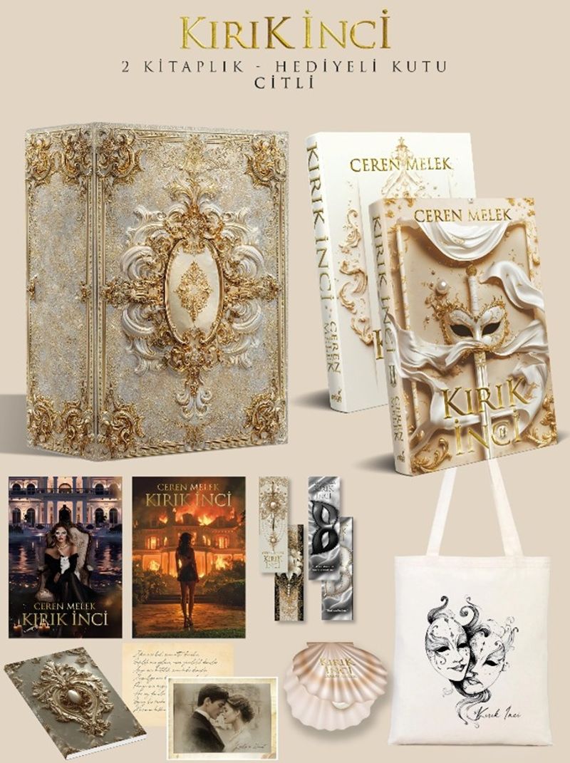 Kırık İnci 2 Kitap Takım Set (Kutulu + Ciltli) kitap kapağı