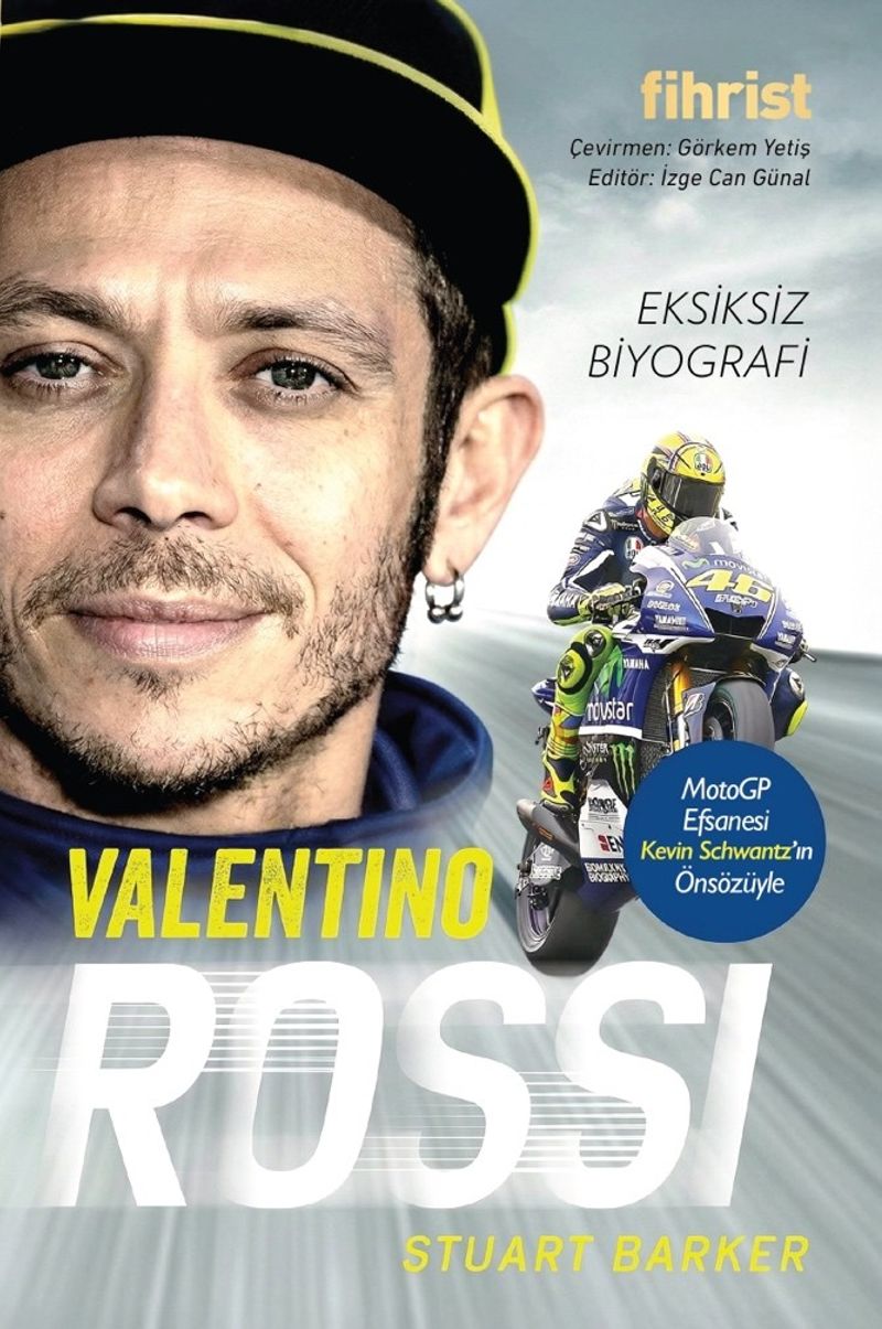 Valentino Rossi Eksiksiz Biyografi kitap kapağı