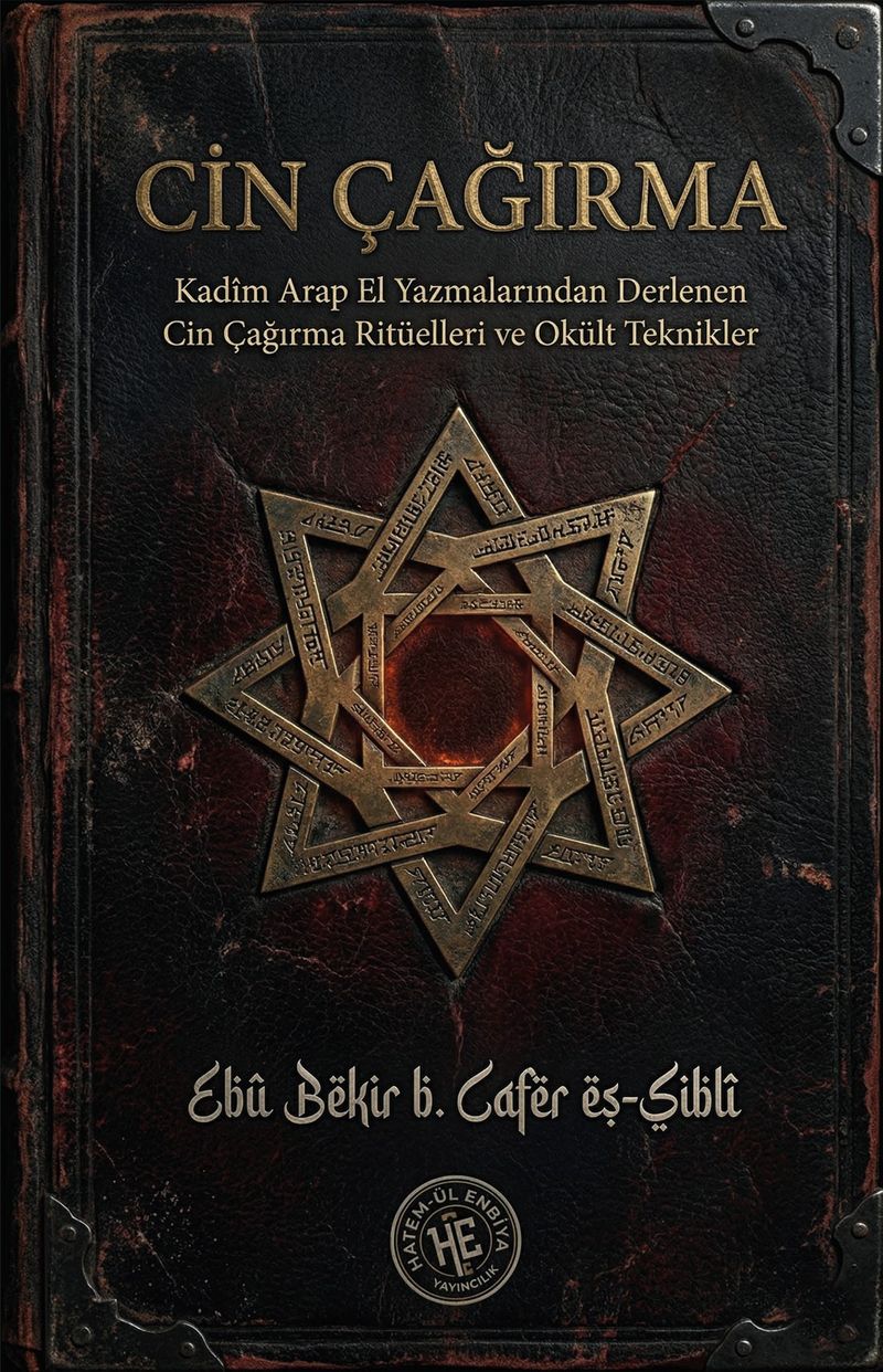Cin Çağırma Kadim Arap El Yazmalarından Derlenen Cin Cağırma Rituelleri ve Okult Teknikler kitap kapağı