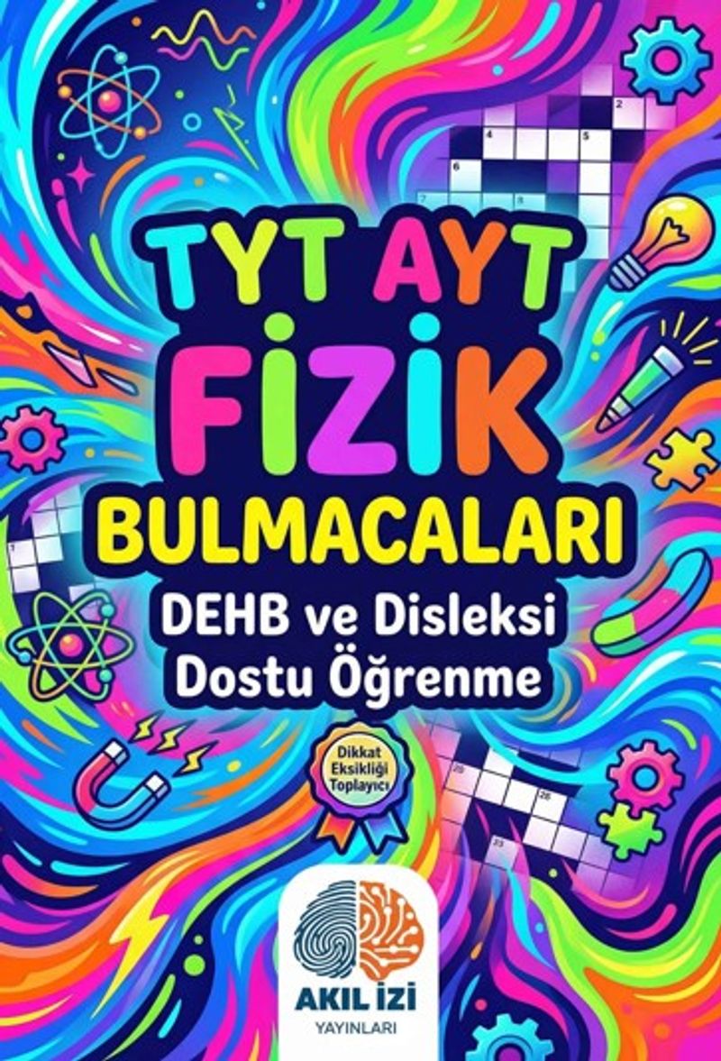 TYT-AYT Fizik Bulmacaları Dehb ve Disleksi Dostu Öğrenme kitap kapağı