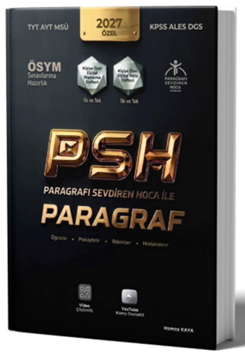 2027 Özel ÖSYM Sınavlarına Hazırlık PSH Paragraf kitap kapağı