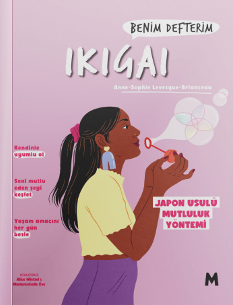 Ikigai : Benim Defterim Japon Usulü Mutluluk Yöntemi kitap kapağı
