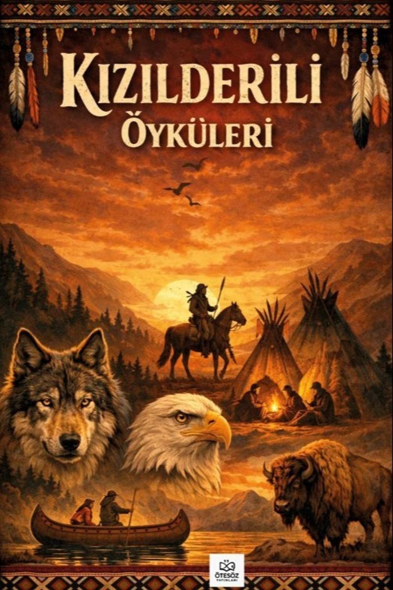 Kızılderili Öyküleri kitap kapağı