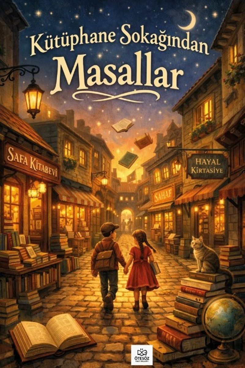 Kütüphane Sokağından Masallar kitap kapağı