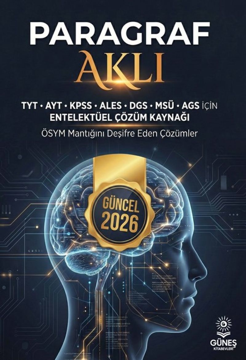 Güncel 2026 Paragraf Aklı TYT - AYT - KPSS - ALES - DGS - MSÜ - AGS kitap kapağı