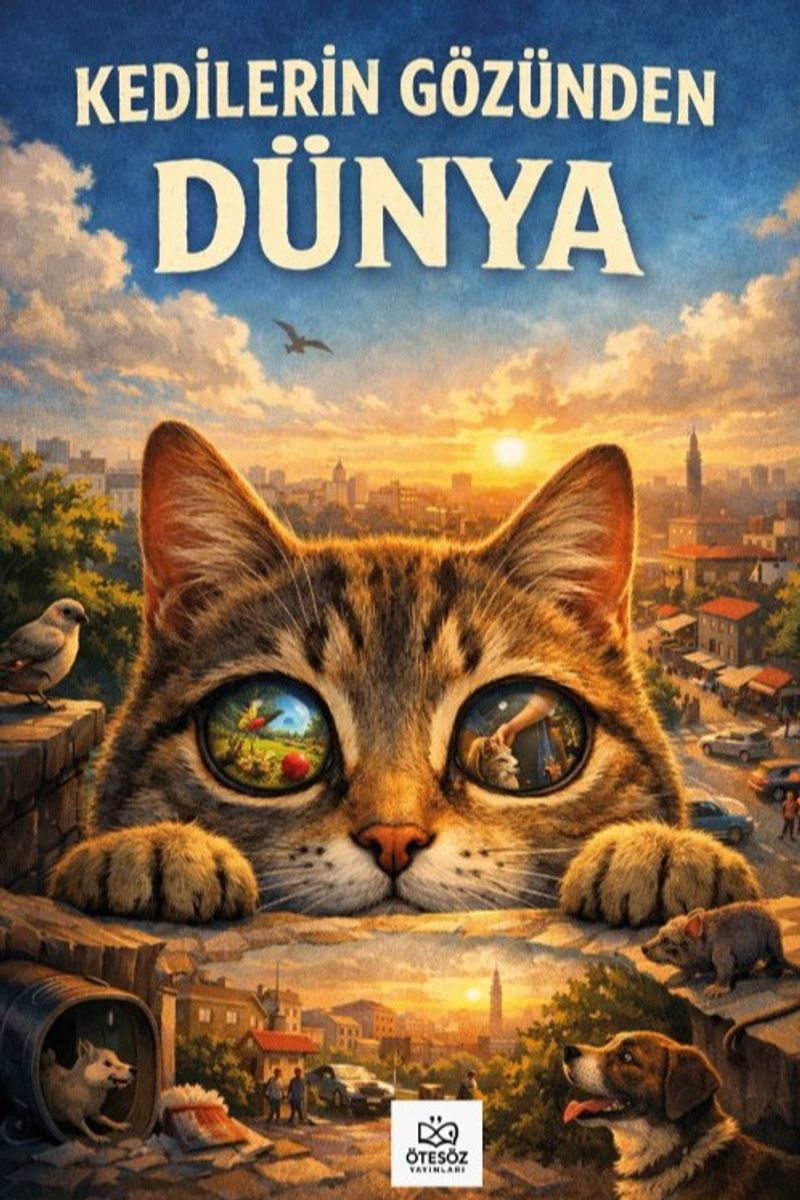 Kedilerin Gözünden Dünya kitap kapağı