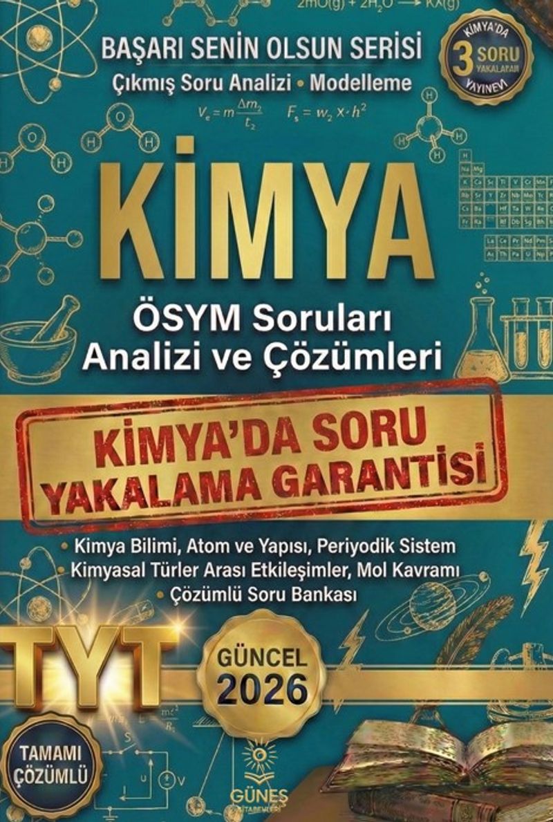 Kimya Güncel 2026 TYT-MSÜ-KPSS-DGS-ALES-AGS kitap kapağı