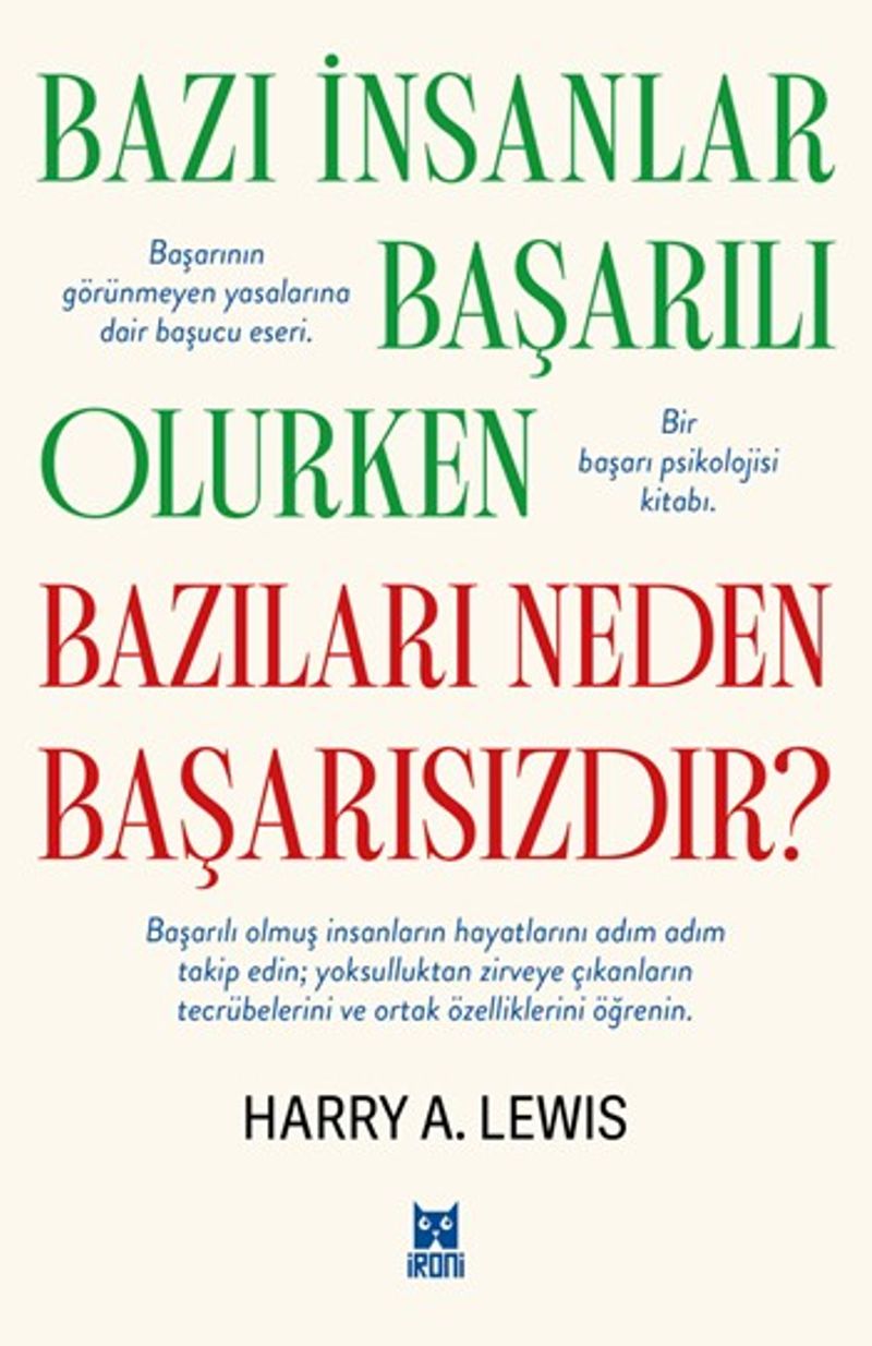 Bazı İnsanlar Başarılı Olurken Bazıları Neden Başarısızdır? kitap kapağı