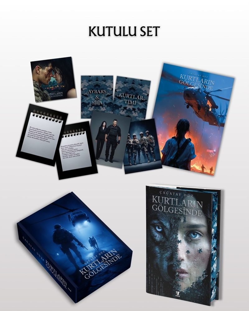 Kurtların Gölgesinde (Ciltli Kutulu) kitap kapağı