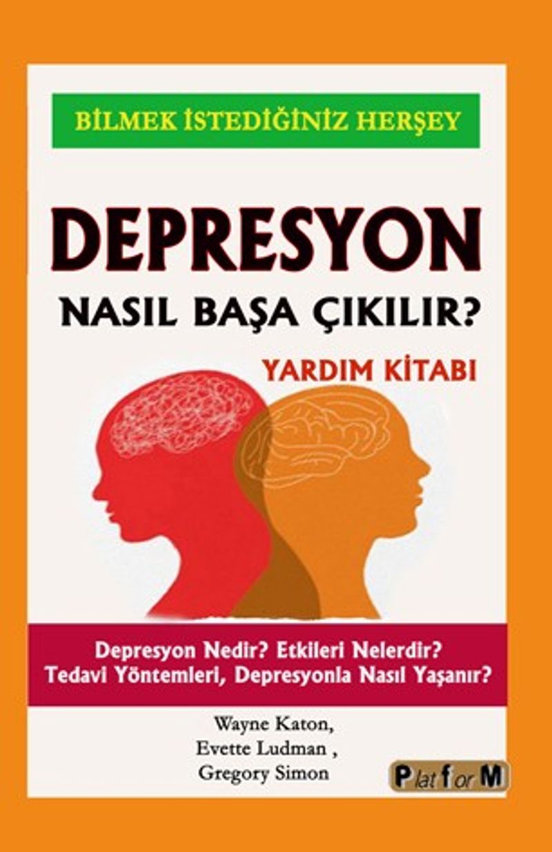Depresyon Nasıl Başa Çıkılır ? kitap kapağı