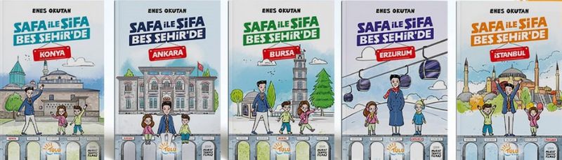 Safa İle Şifa Beş Şehir'de (5 Kitap Takım) kitap kapağı