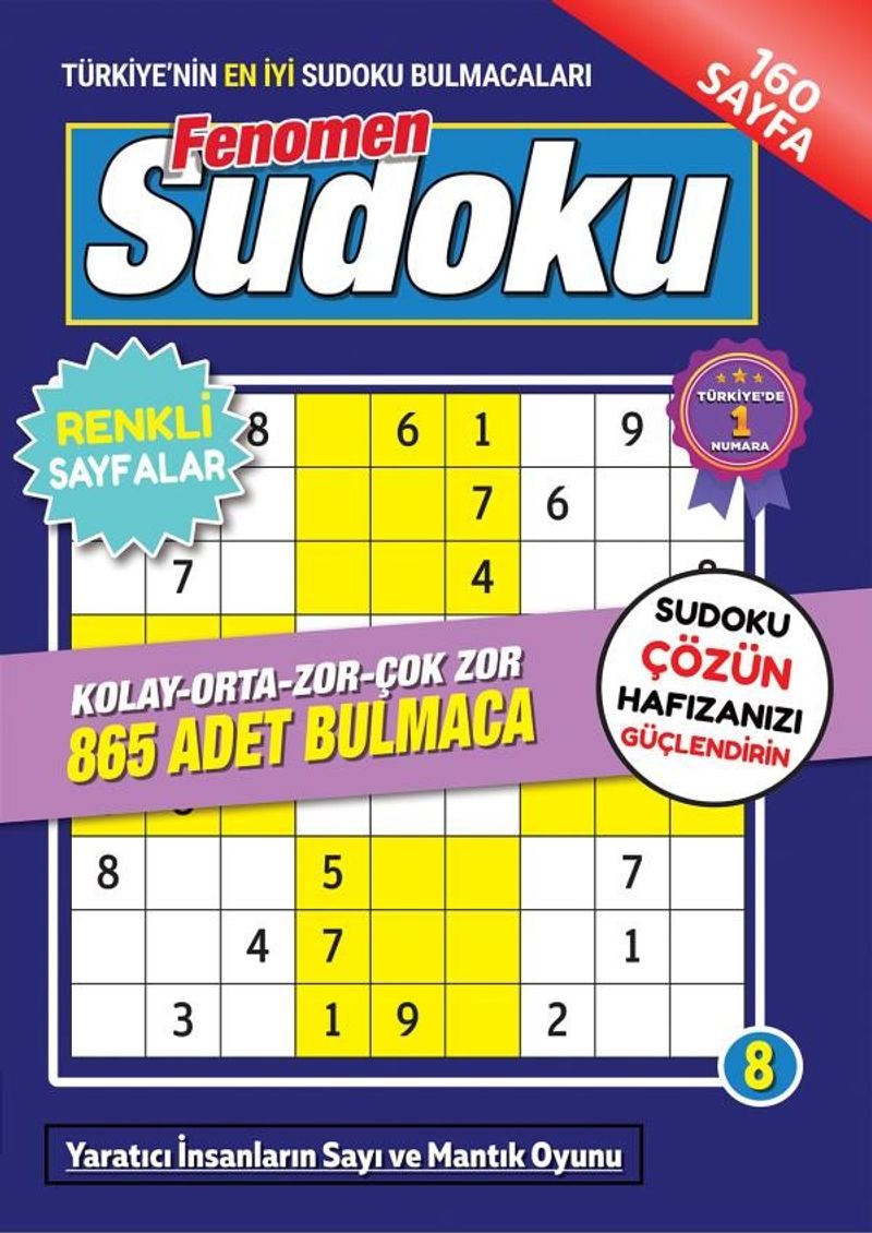Fenomen Sudoku 8 kitap kapağı