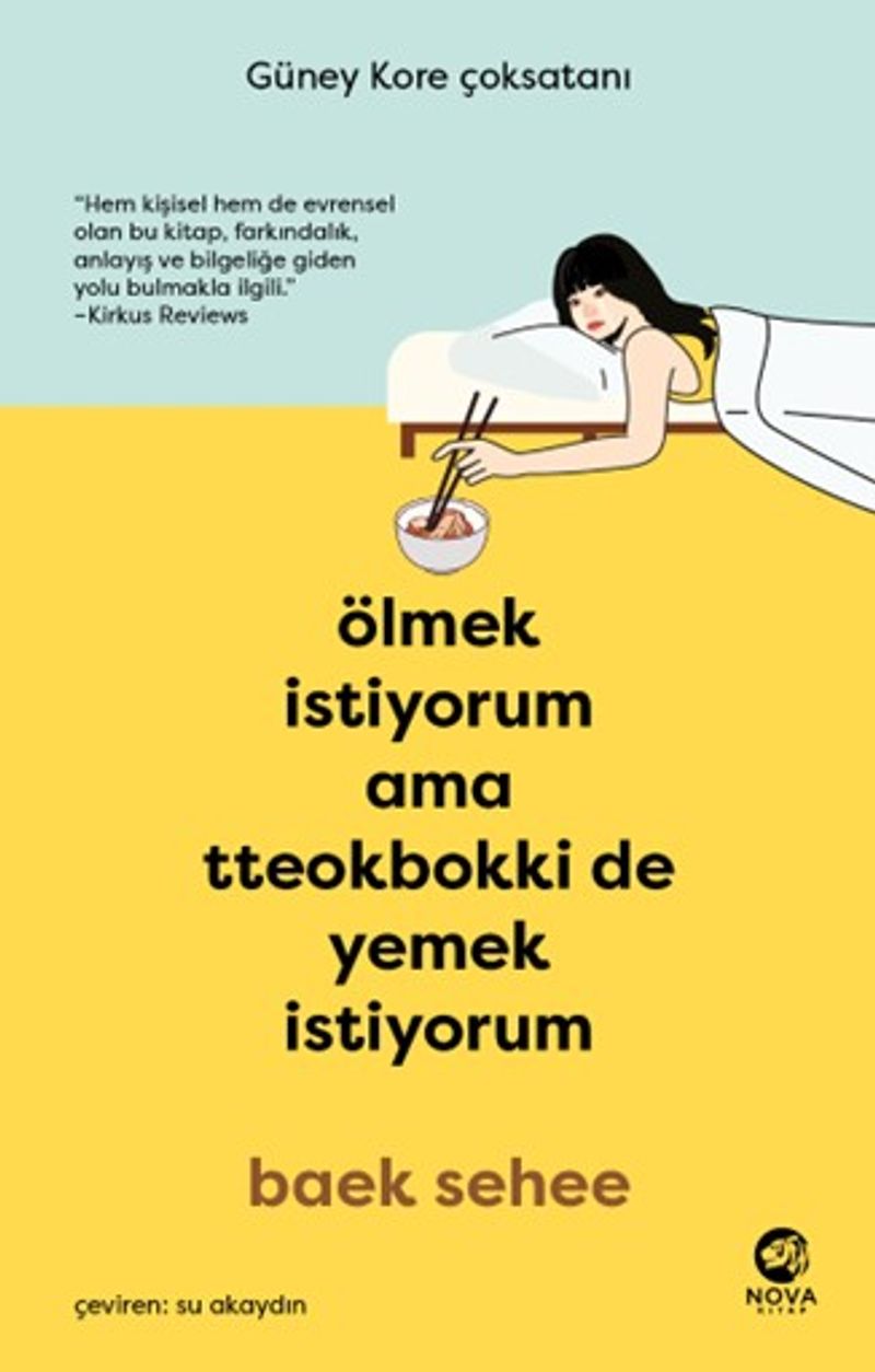 Ölmek İstiyorum Ama Tteokbokki de Yemek İstiyorum kitap kapağı