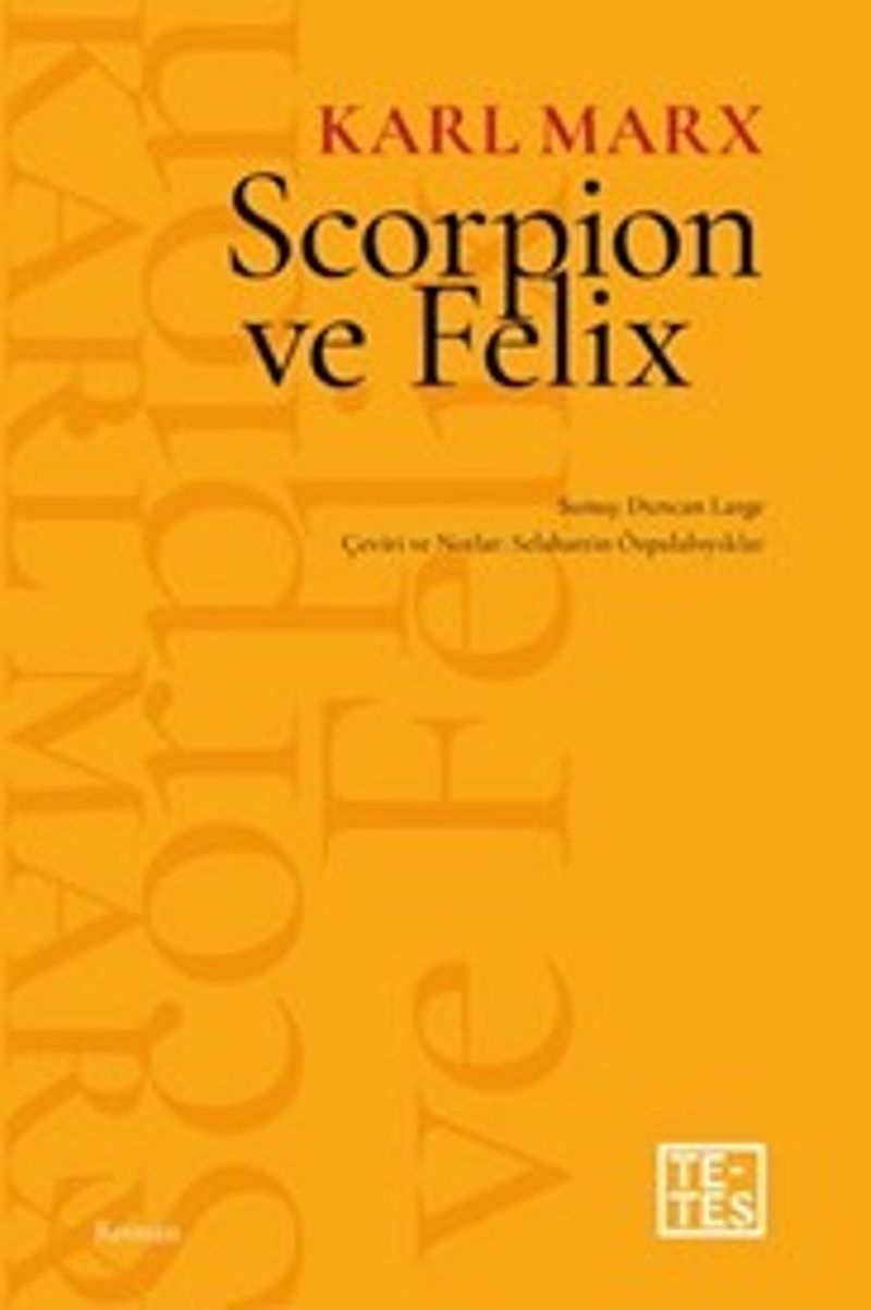 Scorpion ve Felix kitap kapağı