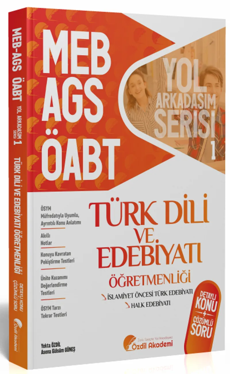 ÖABT Türk Dili ve Edebiyatı 1. Kitap Halk Edebiyatı Konu Anlatımlı Soru Bankası kitap kapağı