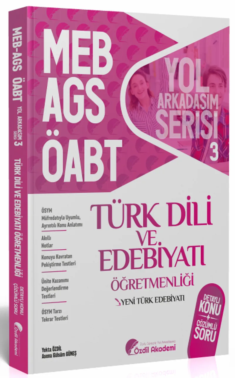 ÖABT Türk Dili ve Edebiyatı 3. Kitap Yeni Türk Edebiyatı Konu Anlatımlı Soru Bankası kitap kapağı